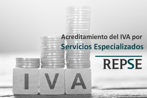 Acreditamiento del iva por servicios especializados